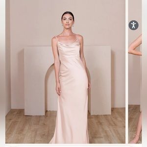 Revelry Skye Satin Dress